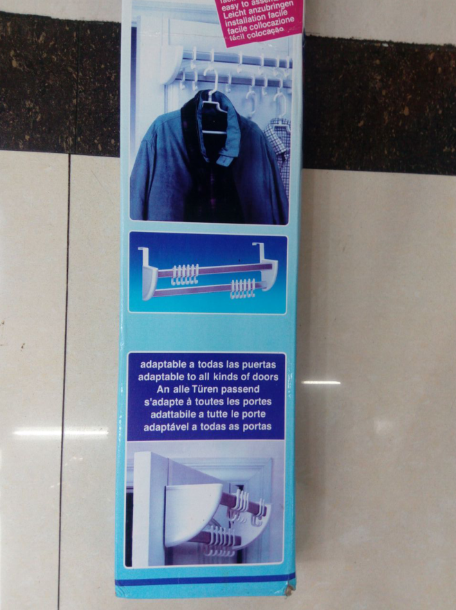 TV creative new strange door hanging hangers multi - hangers hanging multi - functional clothes hangers