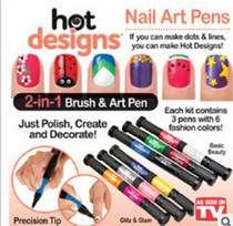 Hot Designs Personalized double head nail polish pen Nail art artifact salon