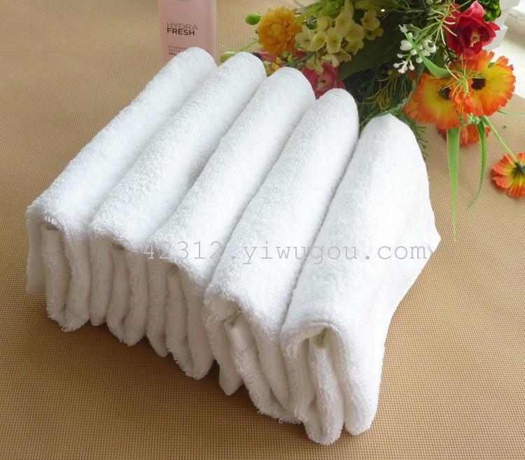 Direct sales from the towel manufacturer, with 80G pure cotton white high-end bath towels specially designed for hotels available in stock details Picture