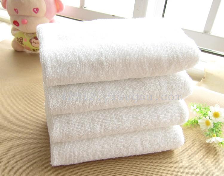 Direct sales from the towel manufacturer, with 80G pure cotton white high-end bath towels specially designed for hotels available in stock Specification image