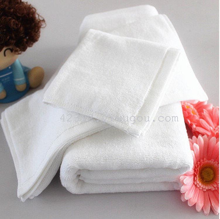 Direct sales from the towel manufacturer, with 80G pure cotton white high-end bath towels specially designed for hotels available in stock