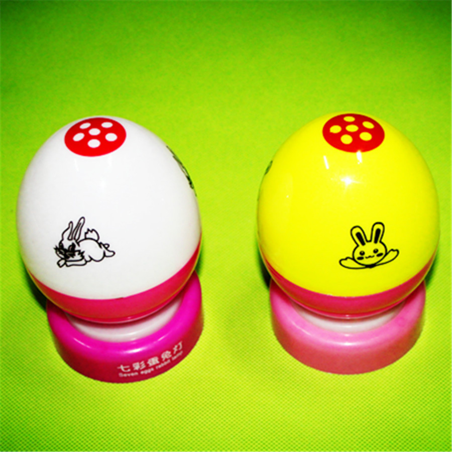 Night Lights creative Night lights Patting Rabbit Midnight lights golden egg colorful LED seven Egg lights
