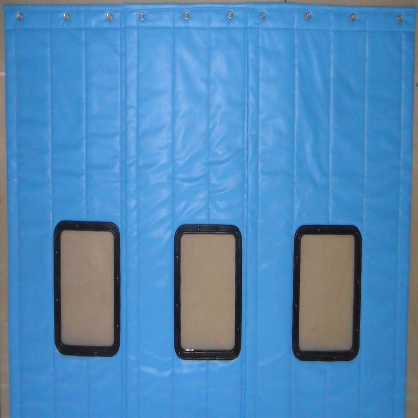 定制布艺加厚冬季保暖保温防风防水牛津布挡风空调棉门帘隔音家用