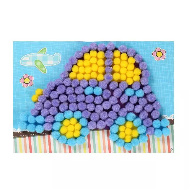 R plush ball collage, handcrafted Specification image