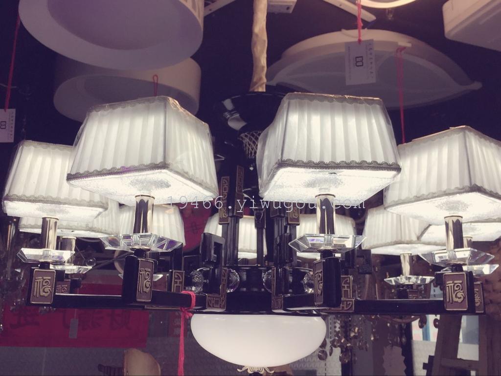 厂家直销现代中式灯复古10头吊灯客厅餐厅书房灯