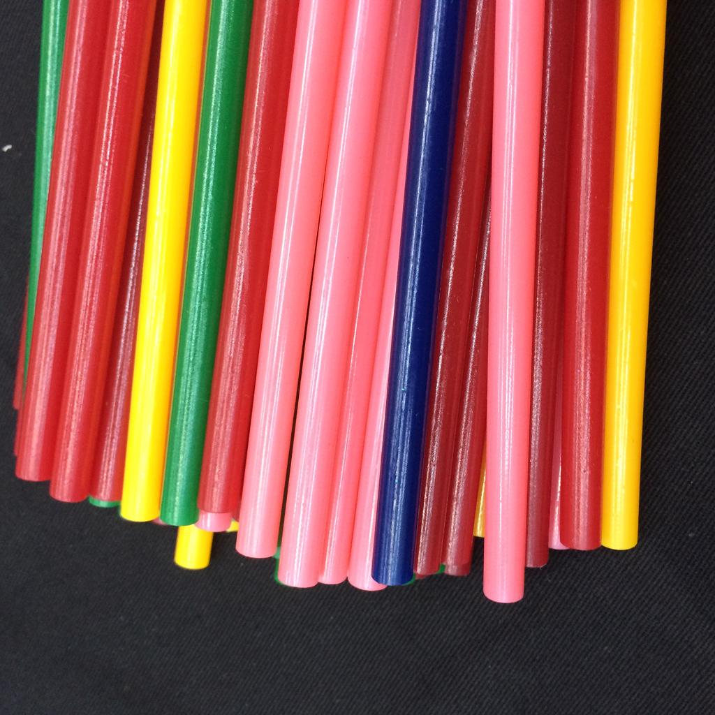 Hot melt glue stick Hot melt glue strip Hot melt glue strip silicone strip glass glue stick Color hot glue gun small glue stick thumbnail