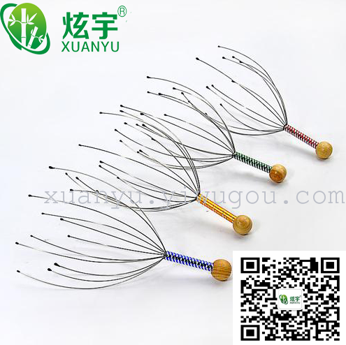 Retractable Scratcher With Colorful Soft Rubber Cover