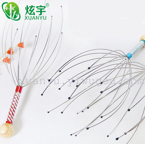 Retractable Scratcher With Colorful Soft Rubber Cover details Picture