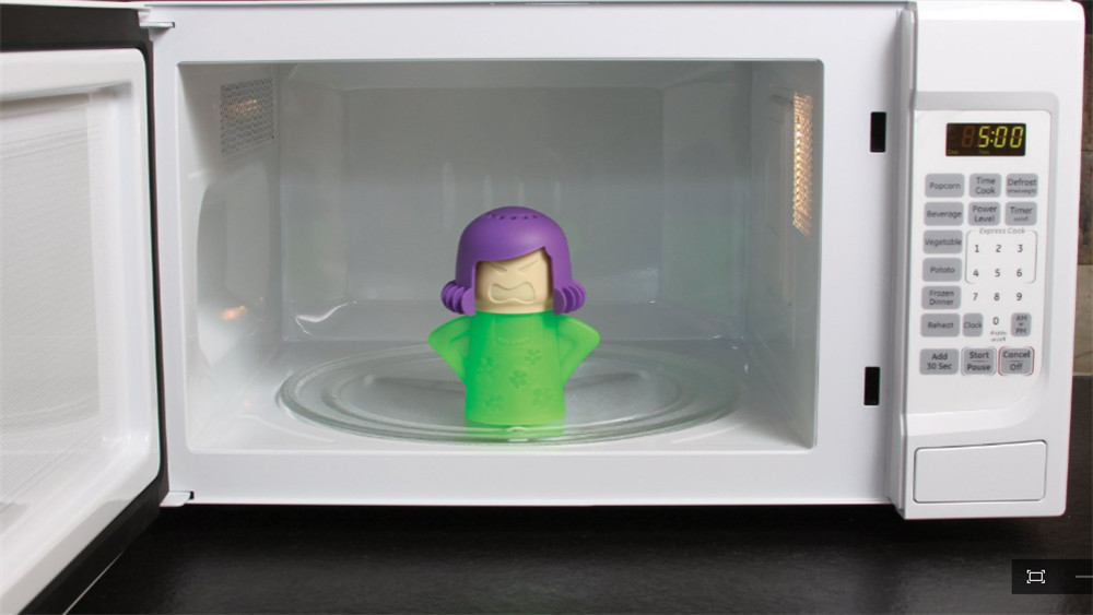 TV new product angry mama Microwave Cleaner Application Scenario