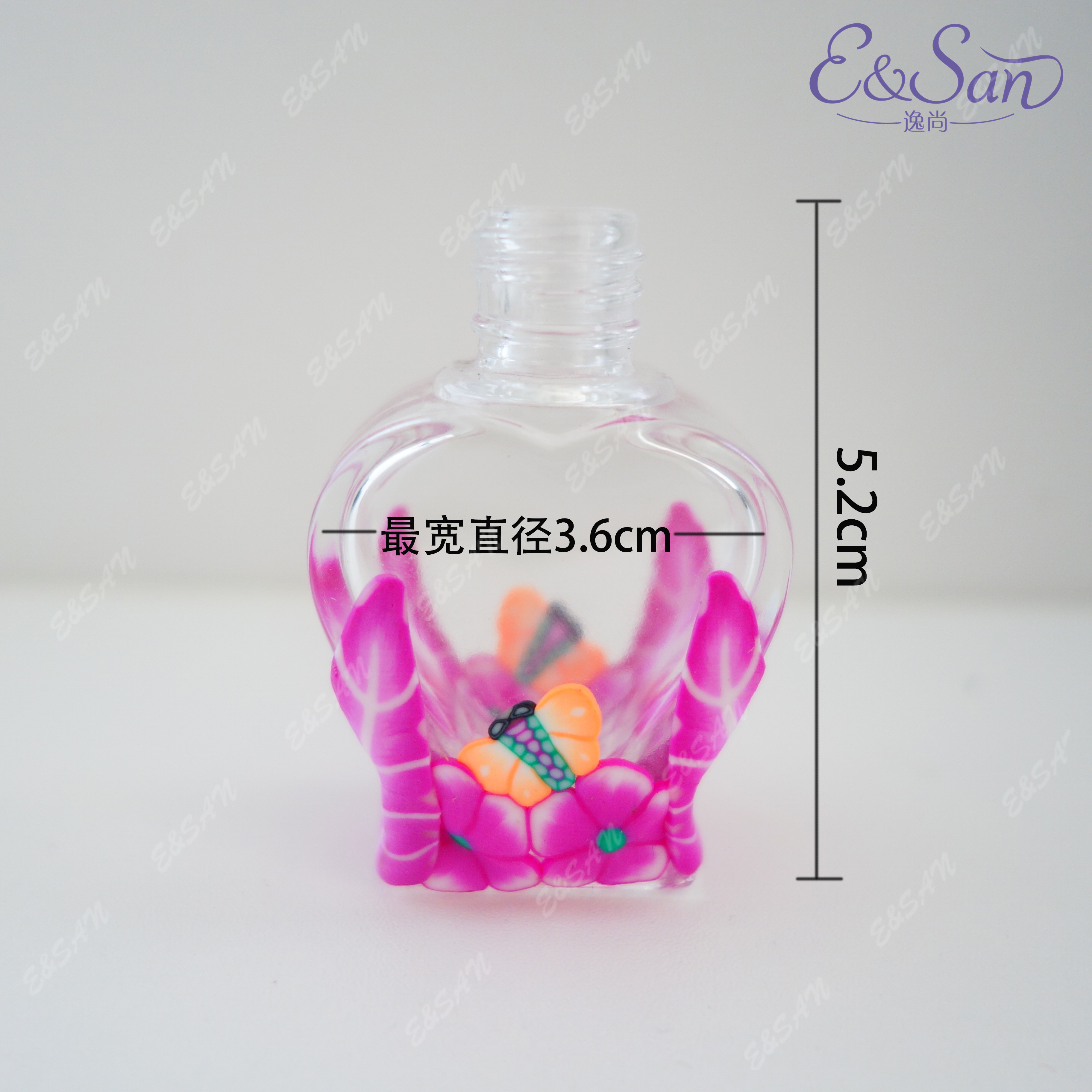 半包软陶瓶/香水瓶/玻璃瓶/气囊瓶/空瓶子产品图