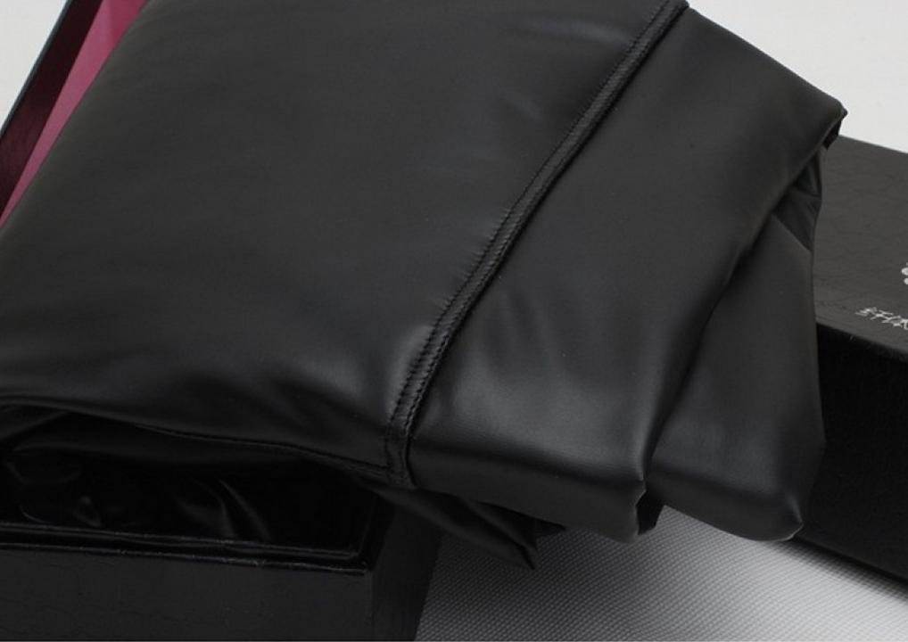 High-waisted and fleece matte magic leather pants Stretch tights with leggings thumbnail