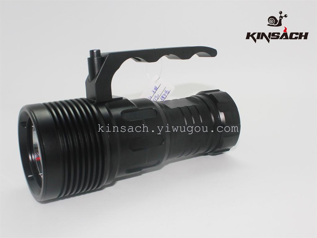 Jingsha Poly Telescopic Zoom High Light Gift custom mini XHP70 portable flashlight