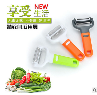 双色可旋转多用刨 削皮刀 蔬果瓜刨 多功能削皮刀产品图