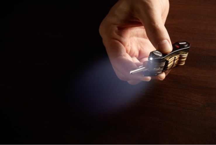 新款TV多功能钥匙串钥匙扣带LED灯Key NinjaKey产品图
