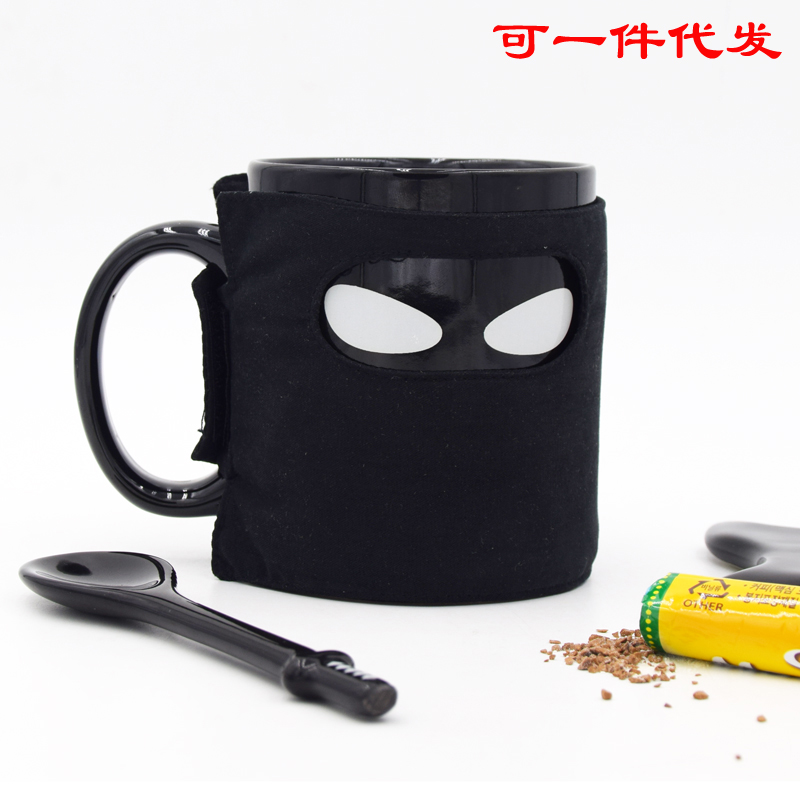 British thumbs Up creative ninja mug coffee ceramic mug