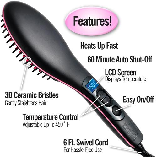 2016 Hot hair straightener hair straightener ion straightener hair comb magic straightener comb