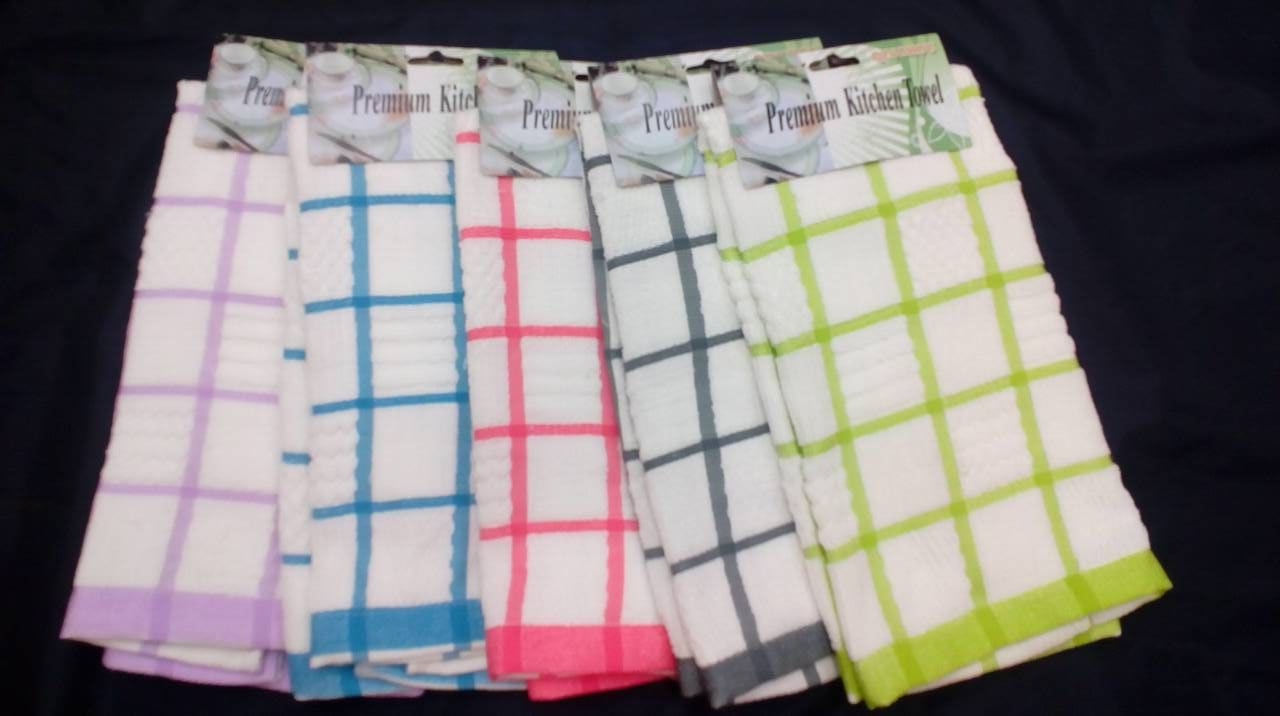 超细纤维经典条纹格子餐垫餐巾擦碗巾盖桌布隔热垫茶巾茶旗