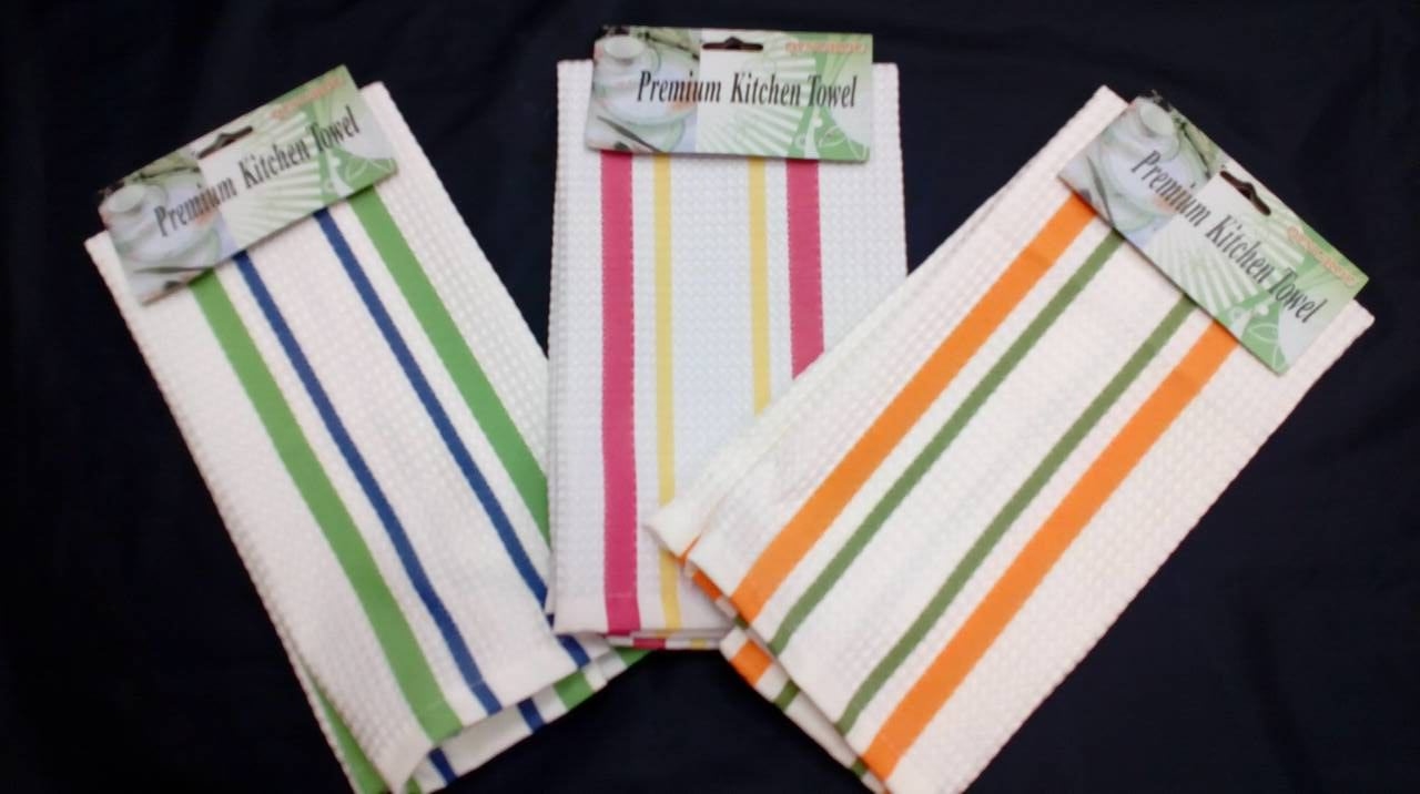 外贸彩色条纹抹布超细纤维清洁布洗碗布擦手布厨房抹布纤维方巾