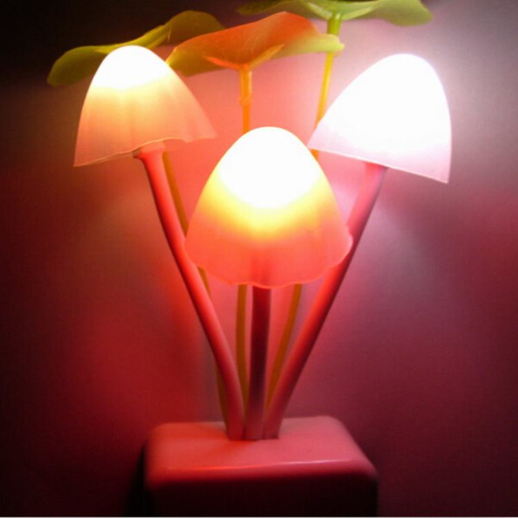 Ce RoHS Avatar mushroom light-controlled LED night light colorful foreign trade sales