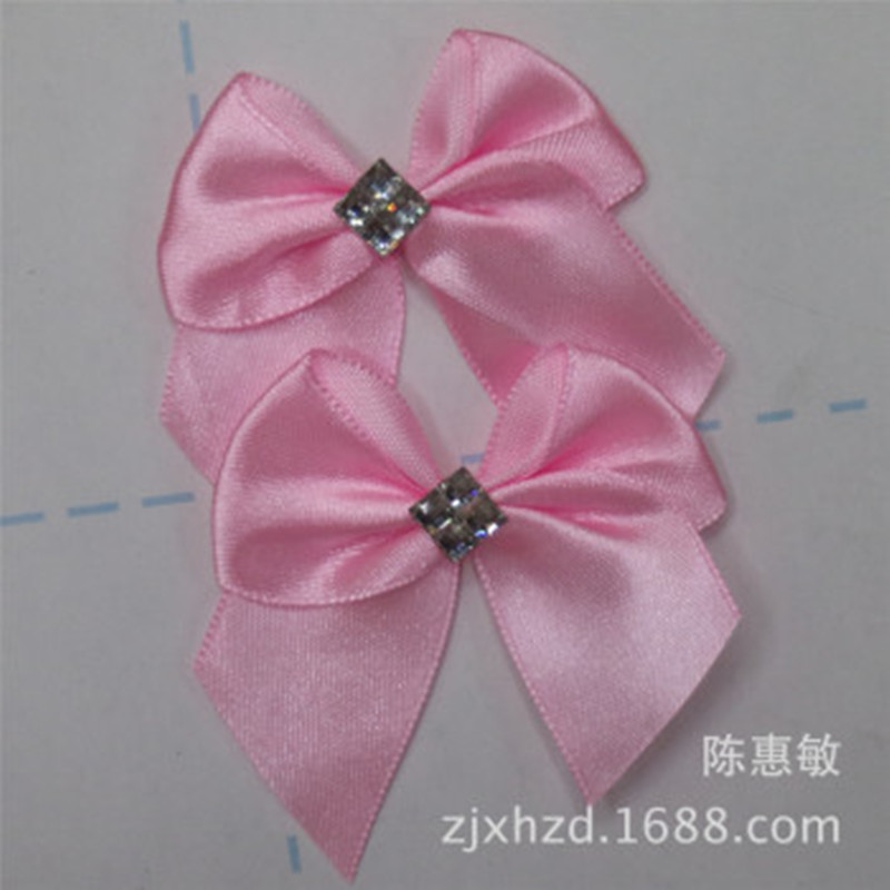 1.5 cm diamond-encrusted ribbon bow ribbon gift box clothing accessories factory direct sales