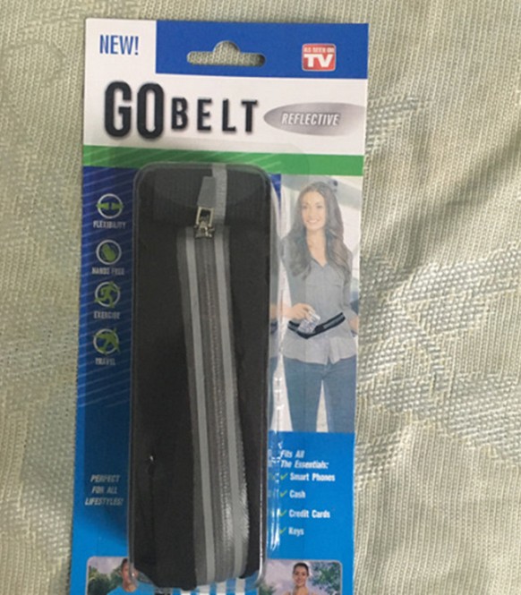TV GOBELT腰包户外运动背袋包 户外便携防水腰带拉链包