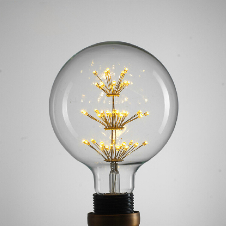 Wholesale of LED Edison retro bulb household Starry Sky bulbs G80 bulbs Application Scenario