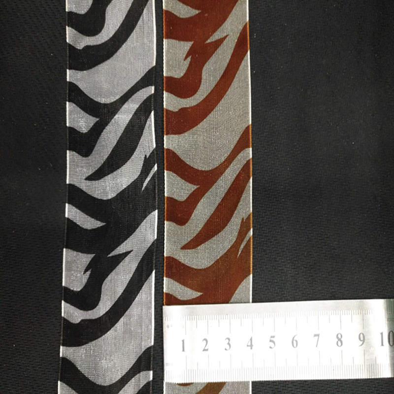 12 cm 4 cm print zebra print hilo con ropa sombreros lazo hilo con accesorios details Picture