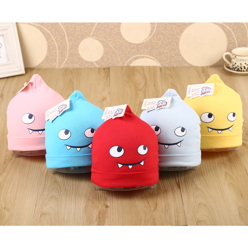 Baby cap Baby cotton thread hat Imp Devil baby cap