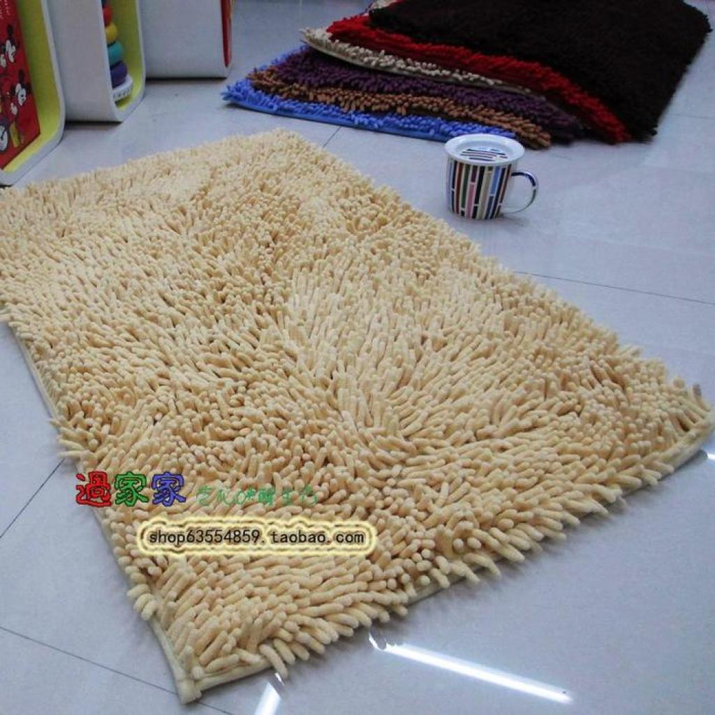 Fiber Sofa Mat Yoga Mat Bed Front Seat Mat Bathroom Floor Mat Carpet 50*80