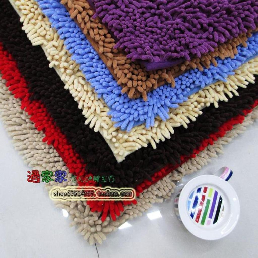Fiber Sofa Mat Yoga Mat Bed Front Seat Mat Bathroom Floor Mat Carpet 50*80 details Picture