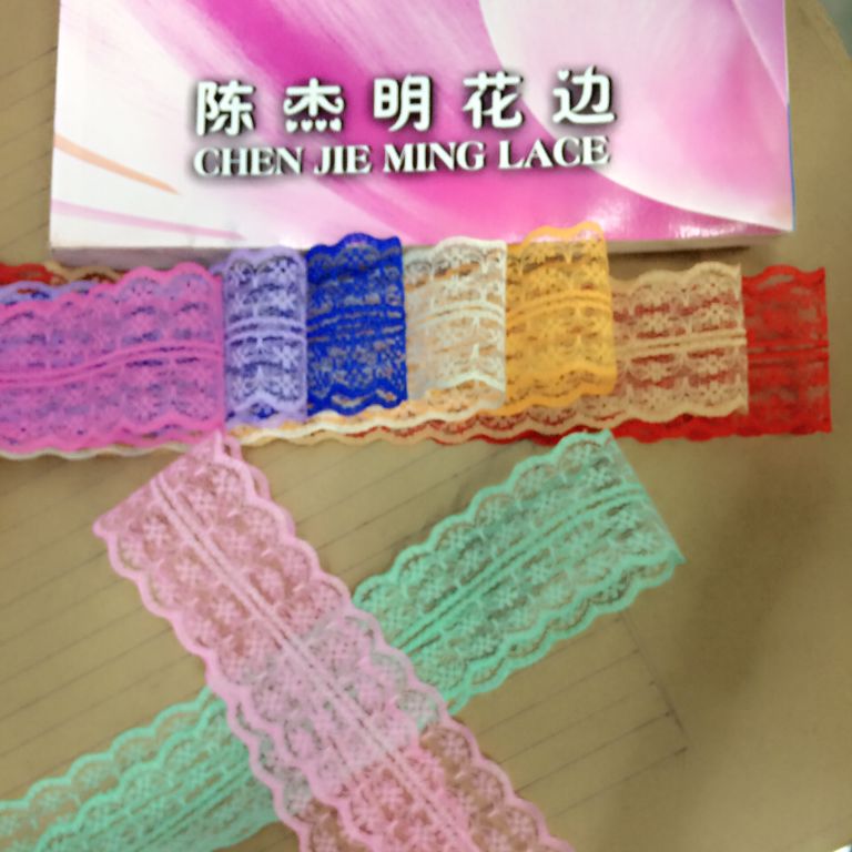 Direct sales from the manufacturer of non-elastic multi-color lace trim, with stock available for immediate supply details Picture