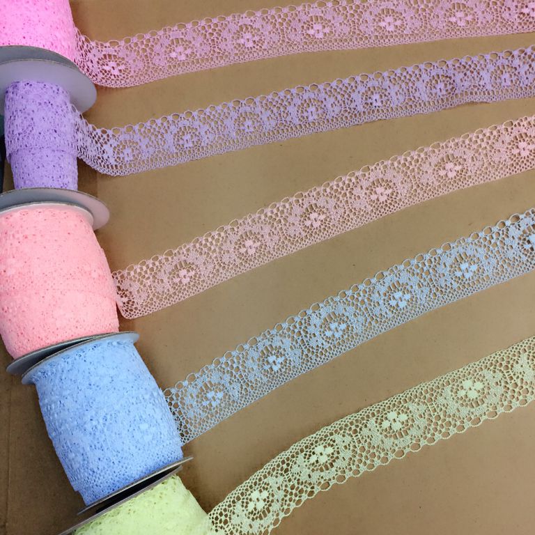 Non-elastic lace multi-color lace-trimmed clothing accessories multi-purpose style Application Scenario