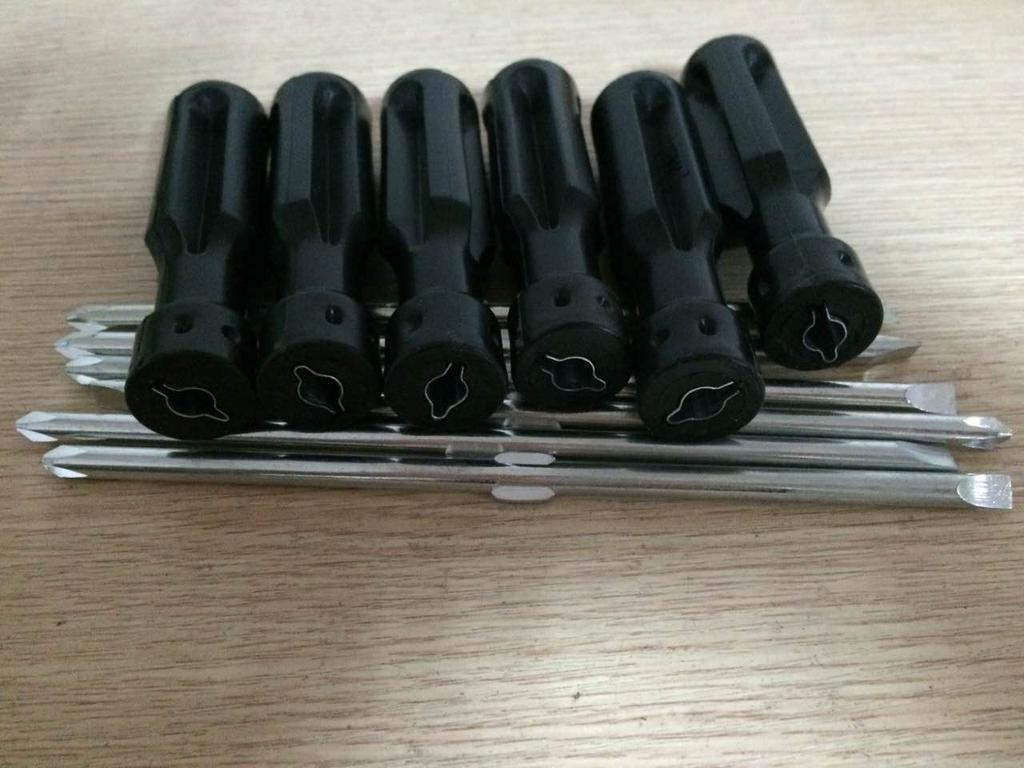 黑色两用2WAY 出口巴基斯坦KINKI黑色两用螺丝刀细节图