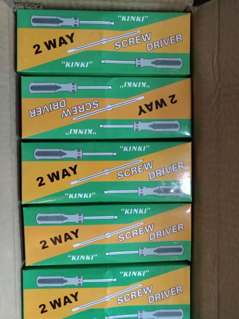 黑色两用2WAY 出口巴基斯坦KINKI黑色两用螺丝刀产品图