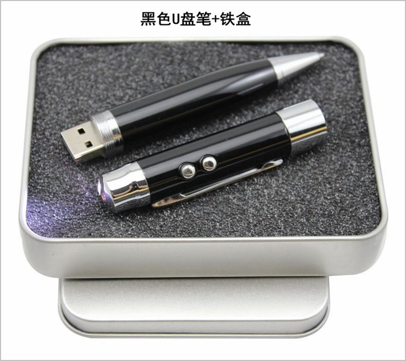 5-in-1 pen USB flash drive, creative USB flash drive, personalized gift, multi-functional meeting pen, USB flash drive, 32G engraved Specification image