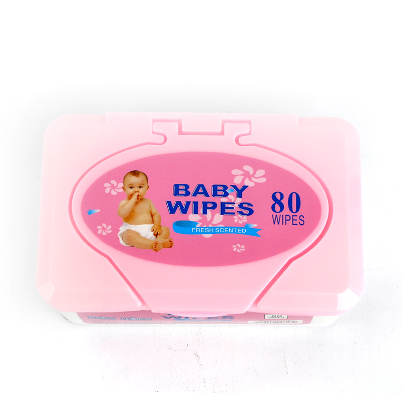 Baby wet wipes box set: 80 pieces. Pocket-sized box set of baby wet wipes