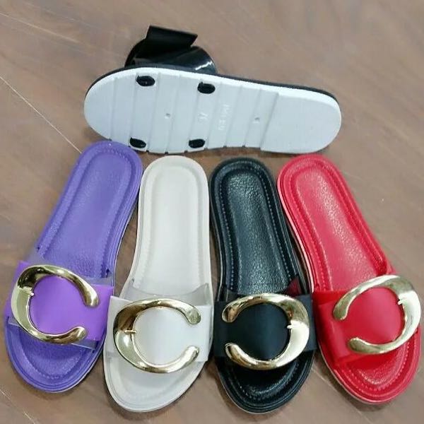 dorashoes blow pcu big button most popular slippers cool