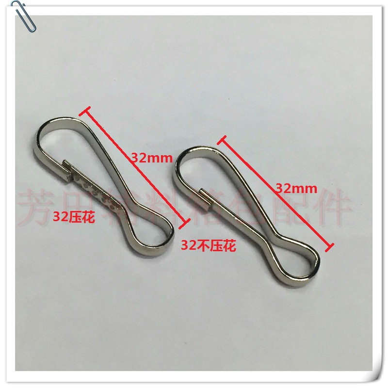 32mm embossed (no embossed) Zhu Zhu buckle Pig gall buckle Figure 8 buckle