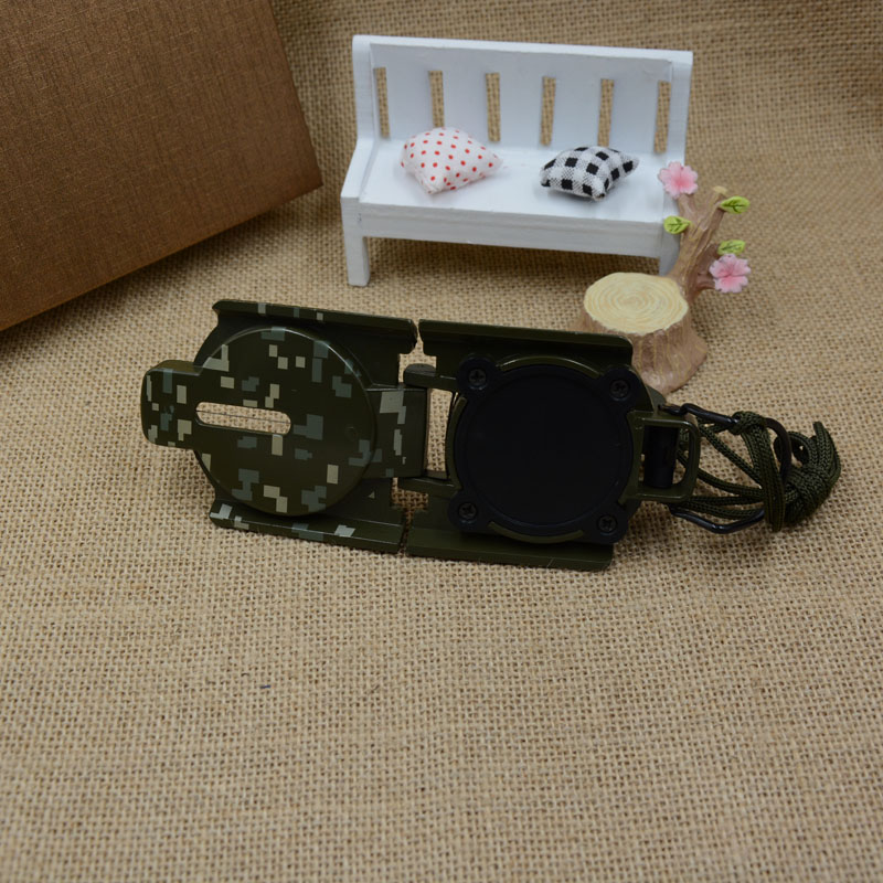 Jinghui Factory directly approves the flip cover camouflage outdoor compass geological compass DC45-2D details Picture
