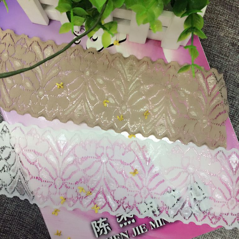 Elastic lace multi-color lace-trimmed clothing accessories details Picture