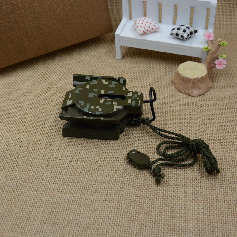 Jinghui Factory directly approves the flip cover camouflage outdoor compass geological compass DC45-2D Specification image