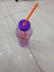 Drink cup with string with straw Drink cup Creative water cup Drink cup