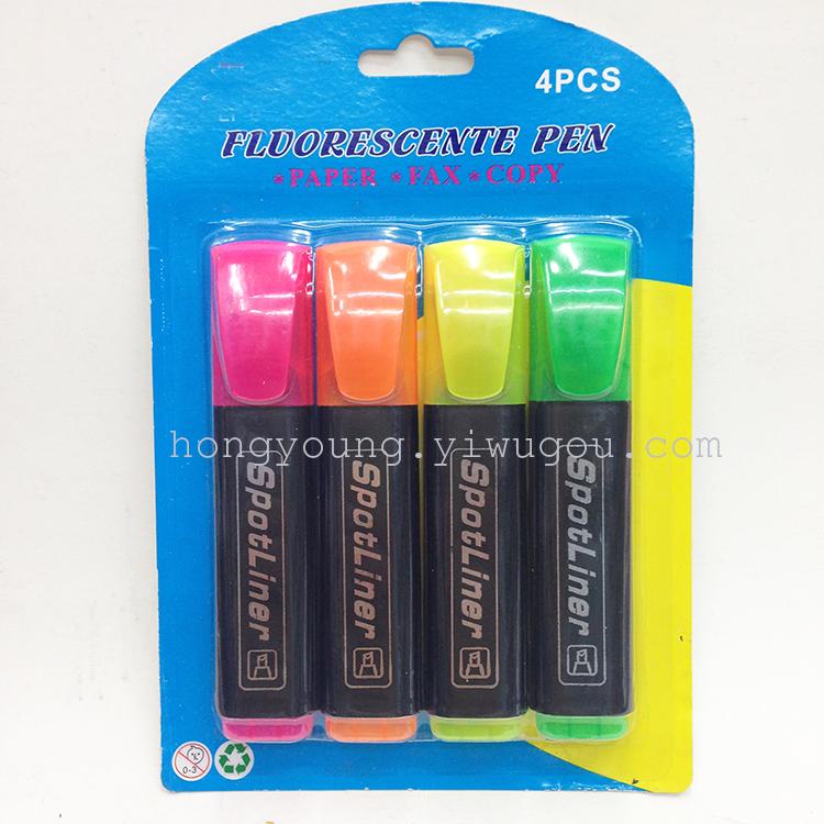 SpotLiner Xie Li, 3 highlighters, 4 CARDS