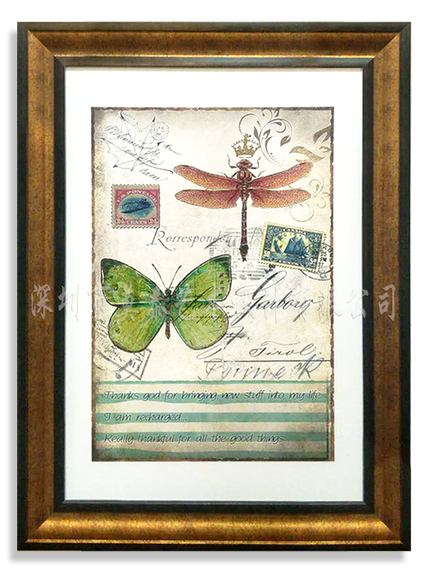 Retro American decorative paintings