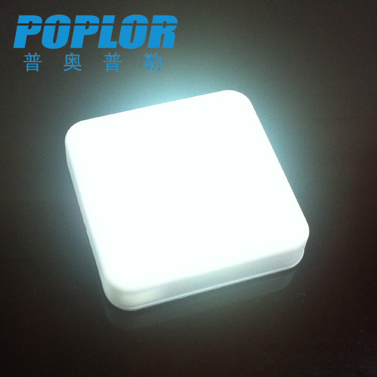 LED人体感应小夜灯 床头灯橱柜灯卫生间灯走廊灯方形充电款产品图