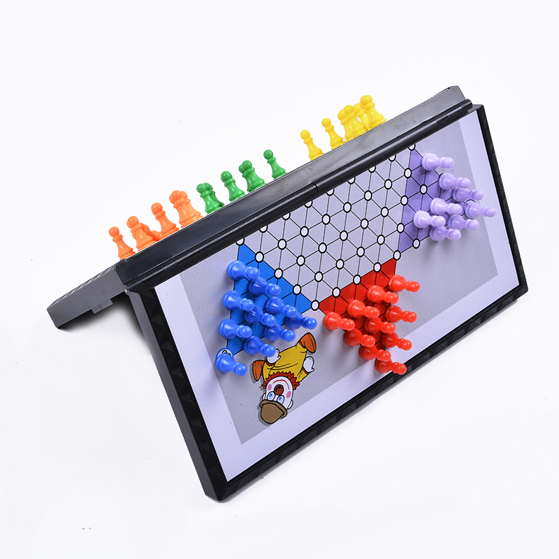 先行者磁性塑料中国跳棋儿童益智 旅行小号迷你跳跳棋批发细节图