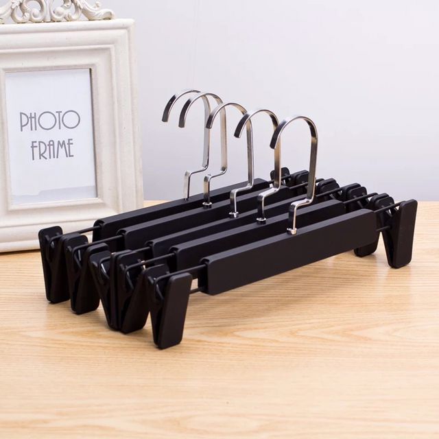 Non-Slip Plastic Hanger Pants Rack Pants Clip Skirt Clip Clothing Drying Hanger Pants Clip Drying Clothes Hanger Wholesale