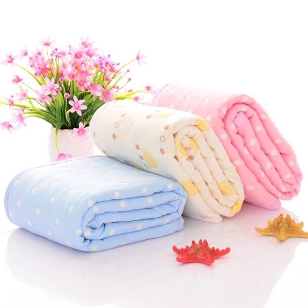 6-layer gauze baby and toddler bath towel, pure cotton jacquard bath towel cover, cartoon 1.1*1.1 meters Specification image
