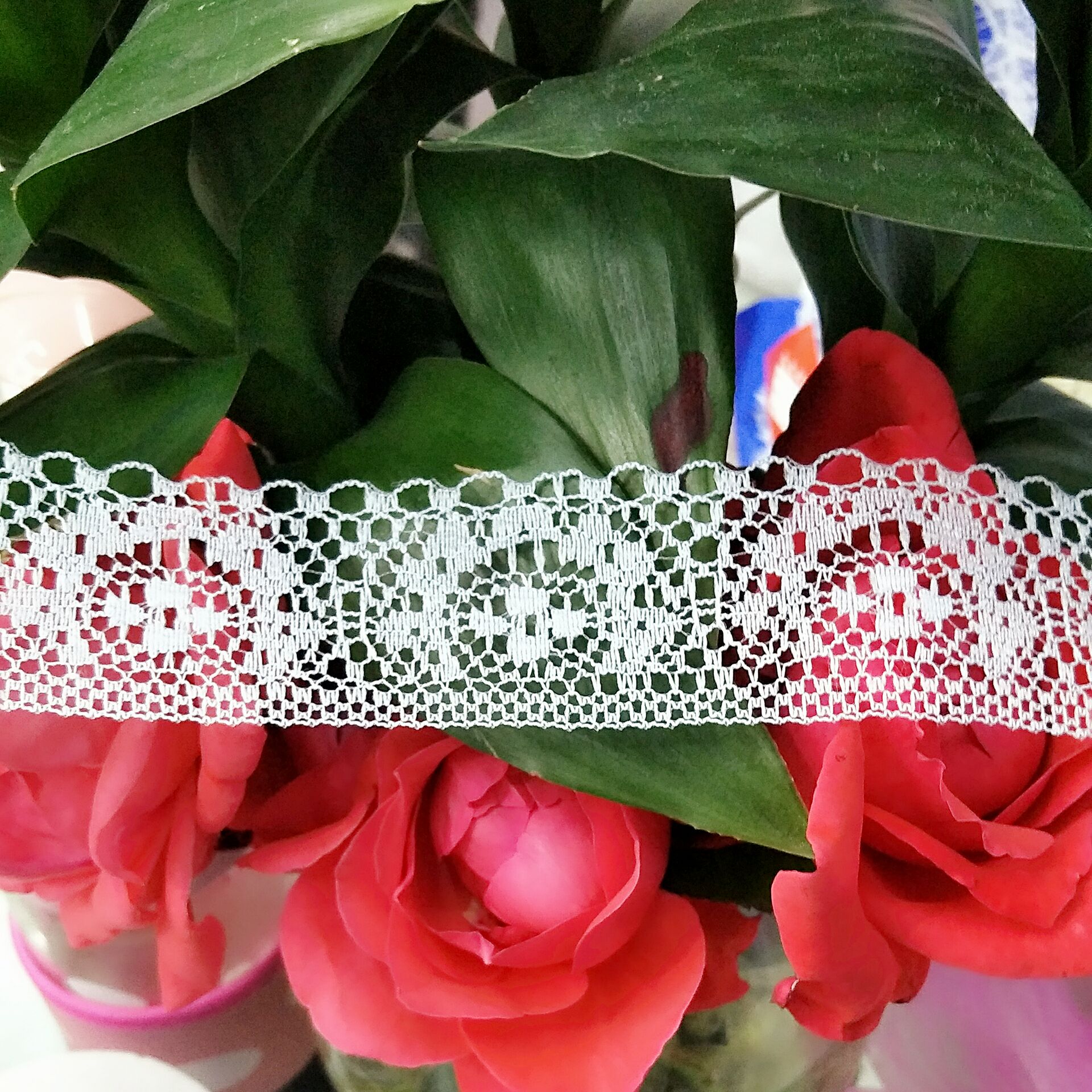 Non-elastic lace multi-color lace-trimmed clothing accessories multi-purpose style