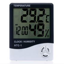 HTC-1 室内电子温湿度计 超大屏幕电子数显温度计 高精度